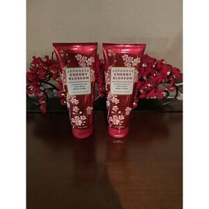 Bath & Body Works Lot of 2 JAPANESE CHERRY BLOSSOM Ultimate Body Creams